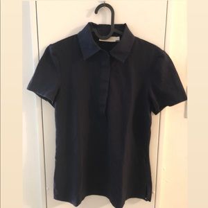 Tory Burch Short Navy Polo Size XS
